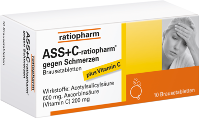 ASS + C-ratiopharm gegen Schmerzen Brausetabletten