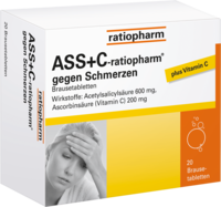 ASS + C-ratiopharm gegen Schmerzen Brausetabletten
