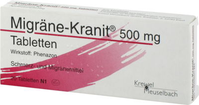 MIGRÄNE KRANIT 500 mg Tabletten