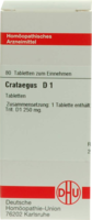 CRATAEGUS D 1 Tabletten