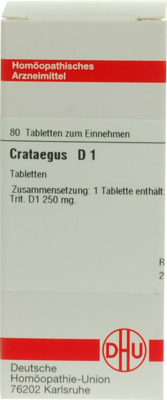 CRATAEGUS D 1 Tabletten