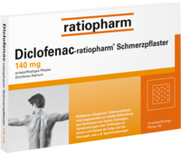 DICLOFENAC-ratiopharm Schmerzpflaster