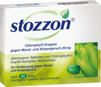STOZZON Chlorophyll überzogene Tabletten