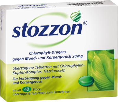 STOZZON Chlorophyll überzogene Tabletten