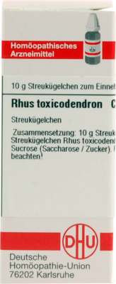 RHUS TOXICODENDRON C 6 Globuli