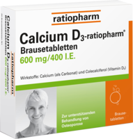 CALCIUM D3-ratiopharm Brausetabletten
