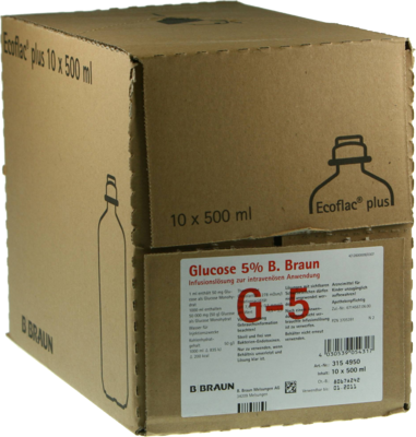 GLUCOSE 5% B.Braun Ecoflac Plus