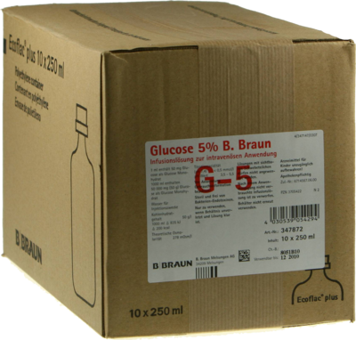 GLUCOSE 5% B.Braun Ecoflac Plus