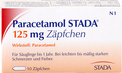 PARACETAMOL STADA 125 mg Zäpfchen