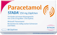 PARACETAMOL STADA 250 mg Zäpfchen