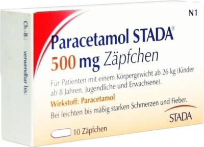 PARACETAMOL STADA 500 mg Zäpfchen