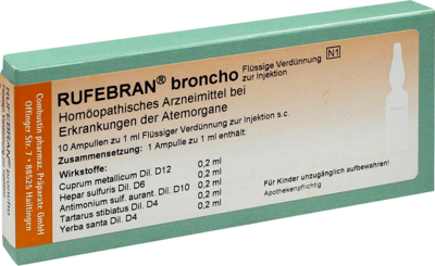 RUFEBRAN broncho Ampullen