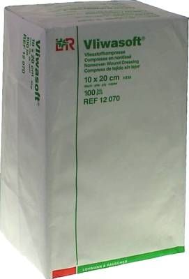 VLIWASOFT Vlieskompressen unsteril 10x20 cm 4l.