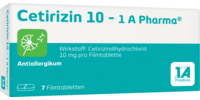 CETIRIZIN 10-1A Pharma Filmtabletten