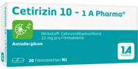 CETIRIZIN 10-1A Pharma Filmtabletten
