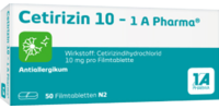 CETIRIZIN 10-1A Pharma Filmtabletten