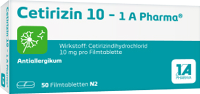 CETIRIZIN 10-1A Pharma Filmtabletten