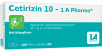 CETIRIZIN 10-1A Pharma Filmtabletten
