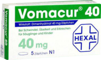 VOMACUR 40 Suppositorien