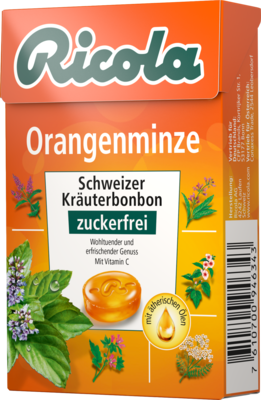 RICOLA o.Z.Box Orangenminze Bonbons