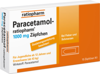 PARACETAMOL-ratiopharm 1.000 mg Zäpfchen