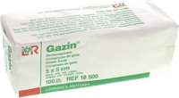 GAZIN Mullkomp.5x5 cm unsteril 8fach Op