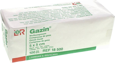 GAZIN Mullkomp.5x5 cm unsteril 8fach Op