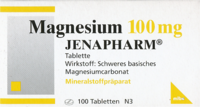 MAGNESIUM 100 mg Jenapharm Tabletten