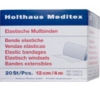 MULLBINDEN elastisch 12 cmx4 m