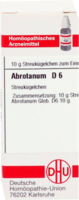 ABROTANUM D 6 Globuli