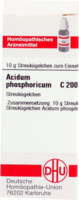 ACIDUM PHOSPHORICUM C 200 Globuli