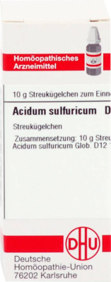 ACIDUM SULFURICUM D 12 Globuli