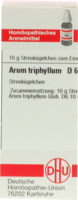 ARUM TRIPHYLLUM D 6 Globuli