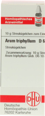 ARUM TRIPHYLLUM D 6 Globuli