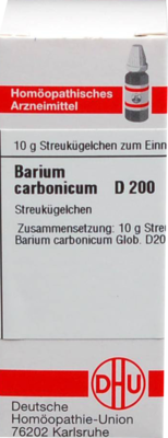 BARIUM CARBONICUM D 200 Globuli