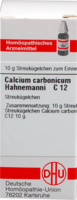 CALCIUM CARBONICUM Hahnemanni C 12 Globuli