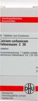 CALCIUM CARBONICUM Hahnemanni C 30 Tabletten