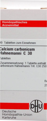 CALCIUM CARBONICUM Hahnemanni C 30 Tabletten
