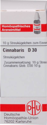 CINNABARIS D 30 Globuli