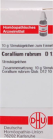 CORALLIUM RUBRUM D 12 Globuli