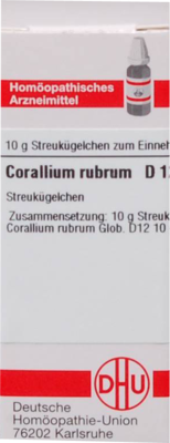 CORALLIUM RUBRUM D 12 Globuli
