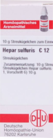 HEPAR SULFURIS C 12 Globuli