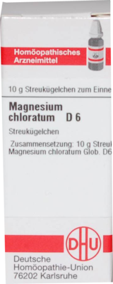 MAGNESIUM CHLORATUM D 6 Globuli