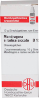 MANDRAGORA E radice siccata D 12 Globuli
