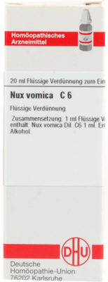 NUX VOMICA C 6 Dilution
