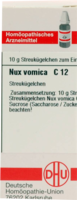 NUX VOMICA C 12 Globuli