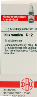 NUX VOMICA C 12 Globuli