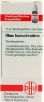 RHUS TOXICODENDRON C 12 Globuli