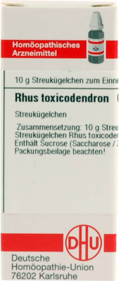 RHUS TOXICODENDRON C 12 Globuli