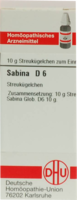 SABINA D 6 Globuli